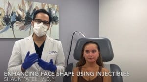 Enhancing face shape using injectables