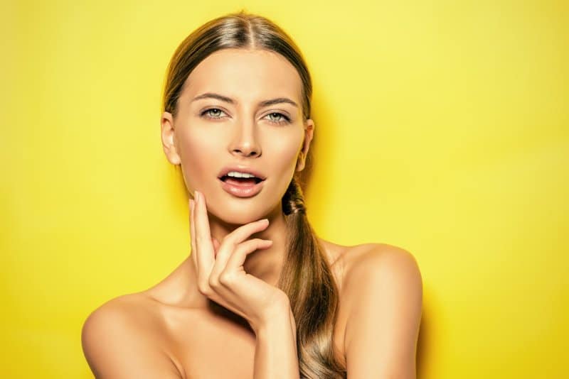 woman after juvederm 0