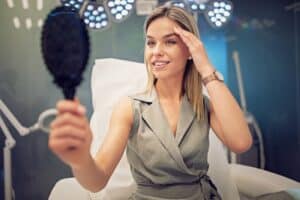 woman getting fillers
