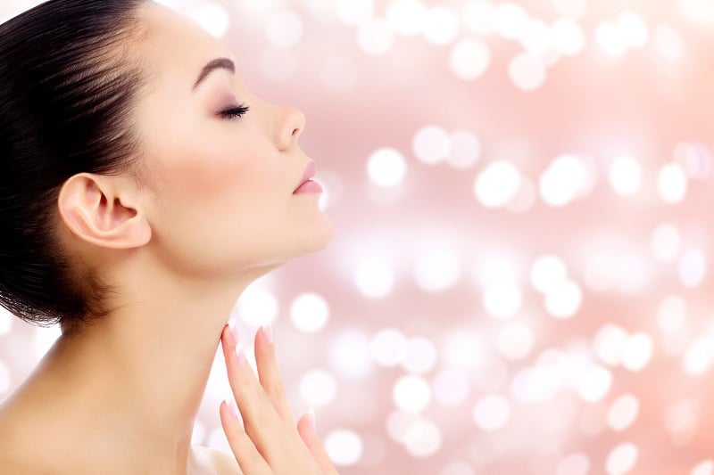 woman youthful neck
